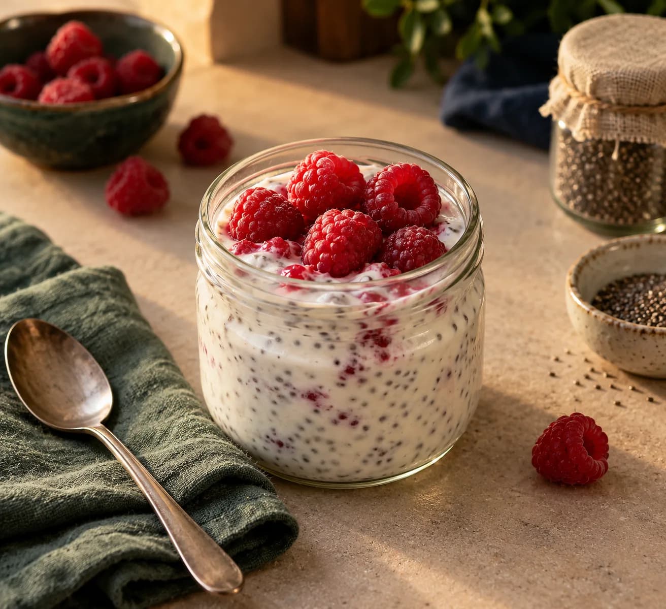 Berry Chia Yogurt Prep Pot