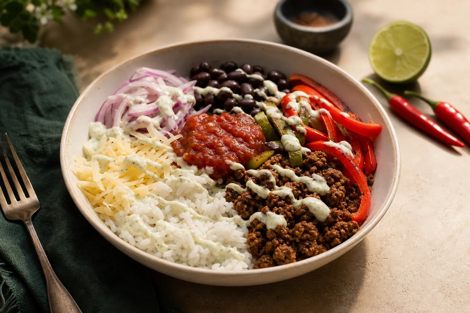 Beef Burrito Bowl