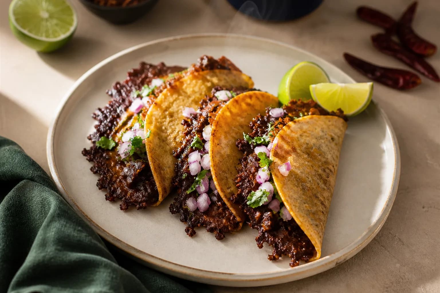 Beef Smash Tacos