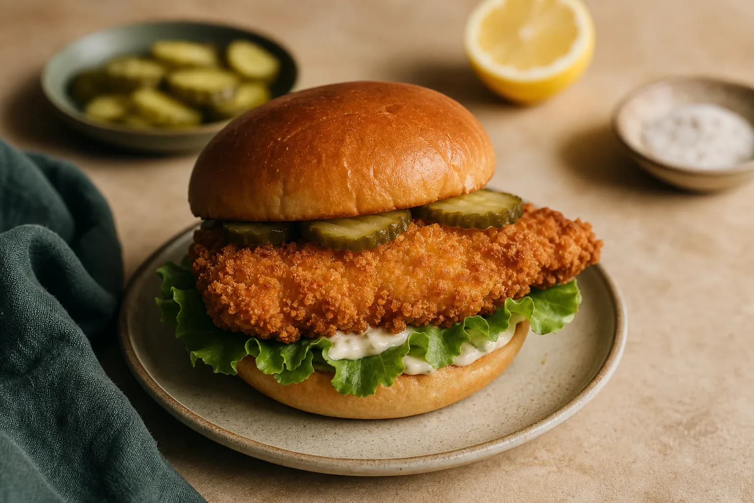 Buttermilk Fried Chicken Burger
