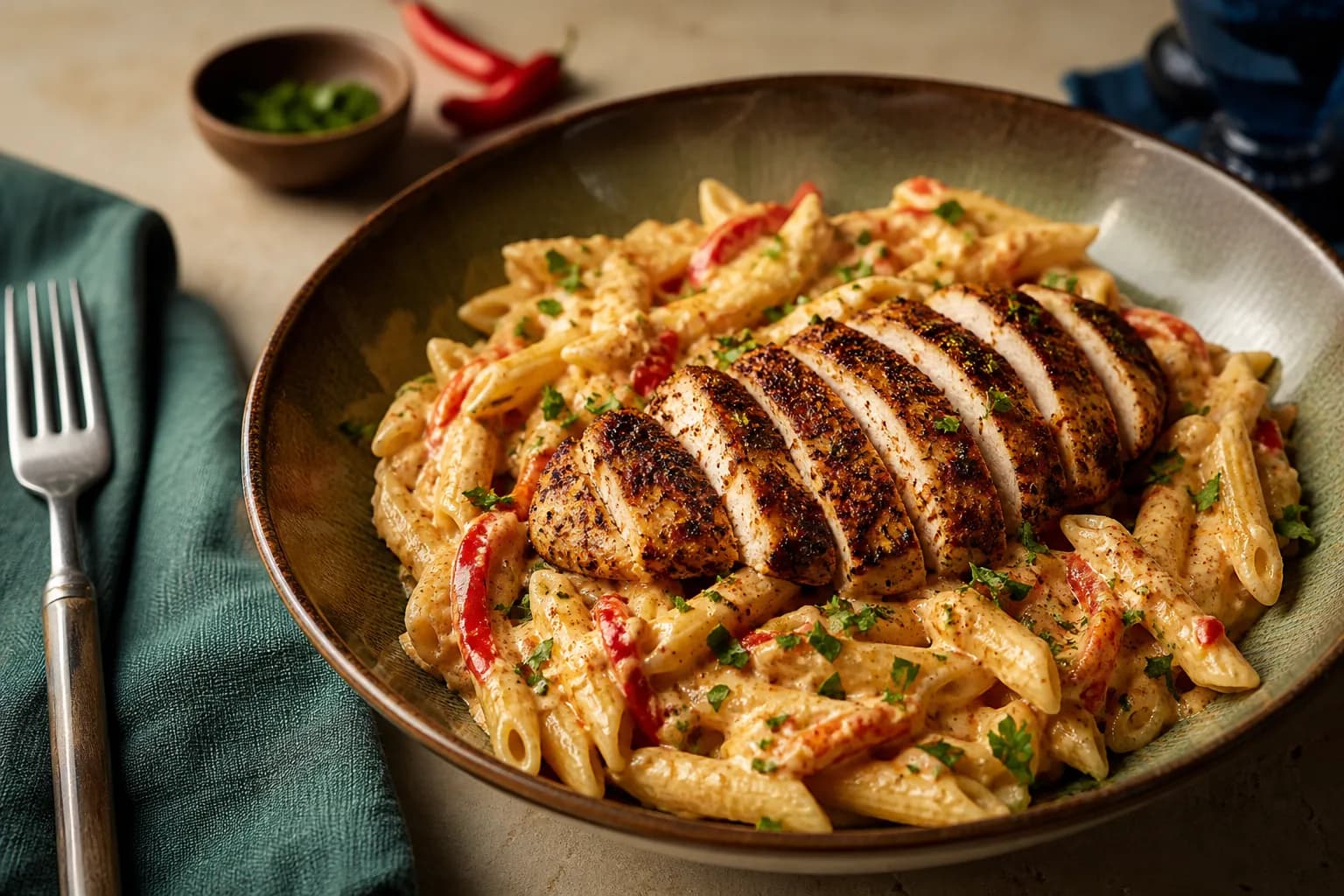 Cajun Chicken Alfredo