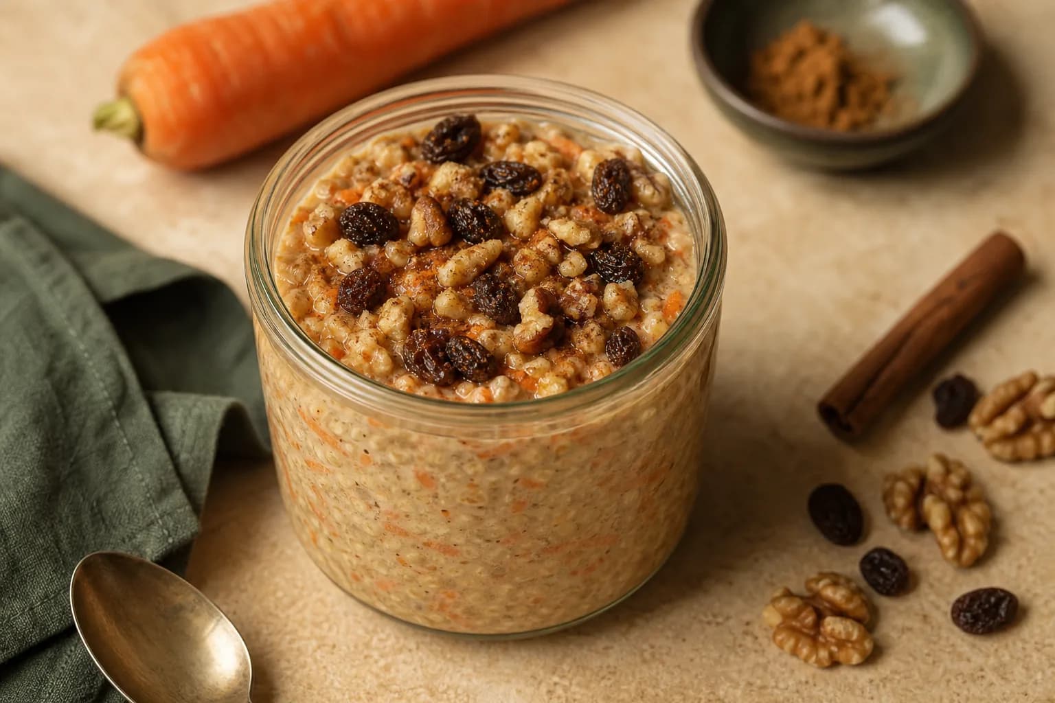 Carrot Cake Overnight Oats
