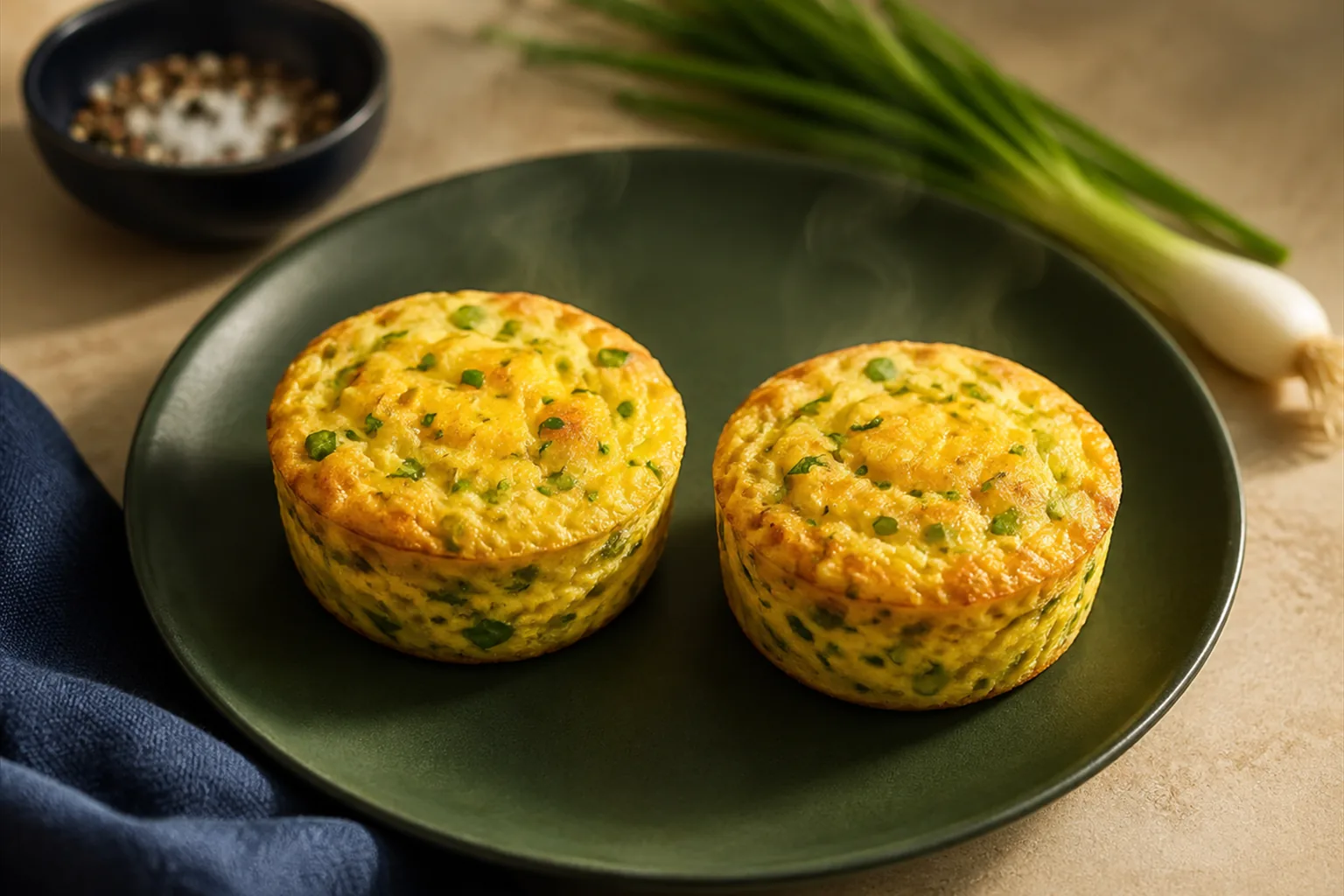 Cheese and Chive Egg Muffins