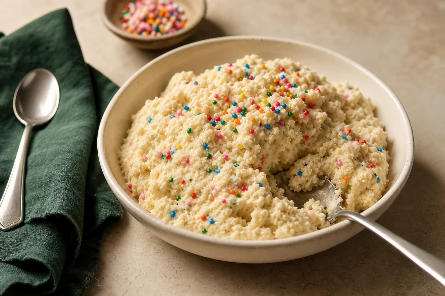 Cottage Cheese Cookie Dough, Birthday Cake
