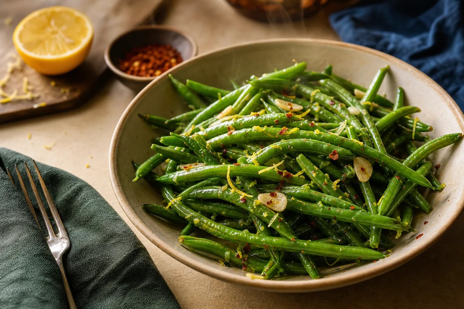 Garlic Butter Green Beans