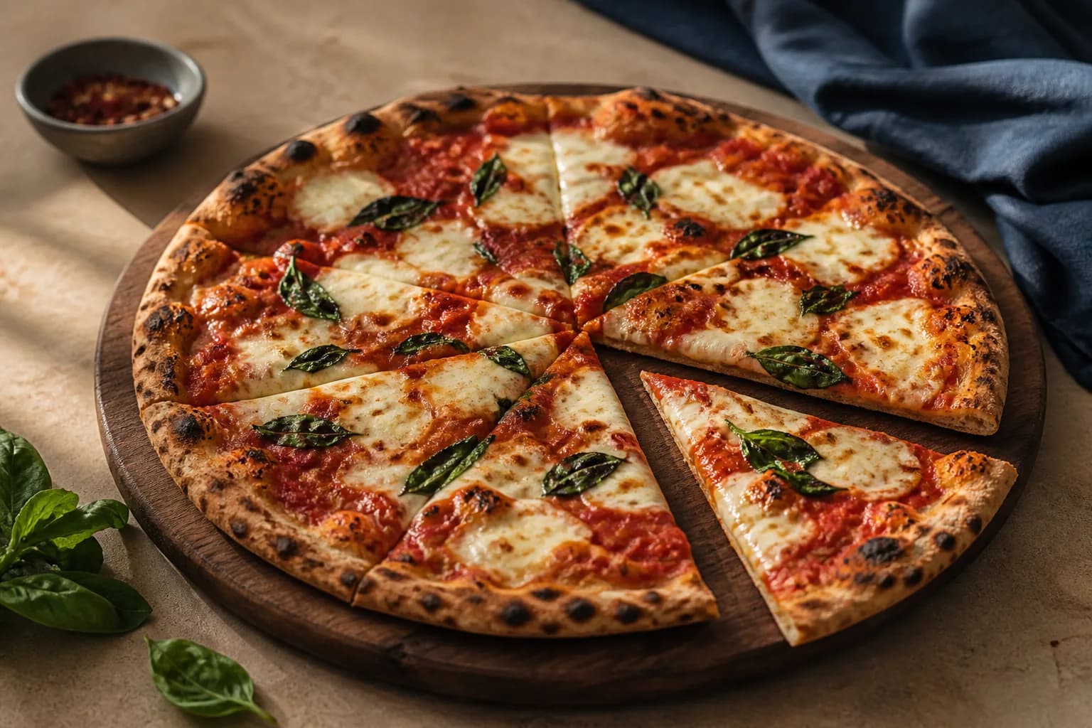 High-Protein Margherita Pizza