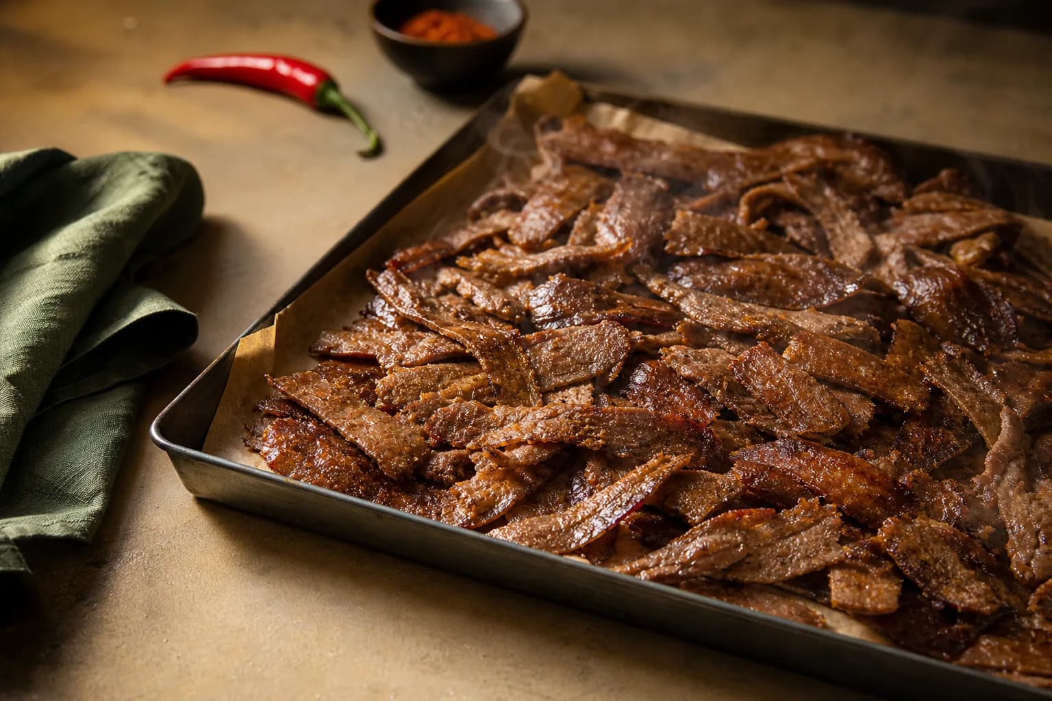 Lamb and Beef Parchment Doner Meat