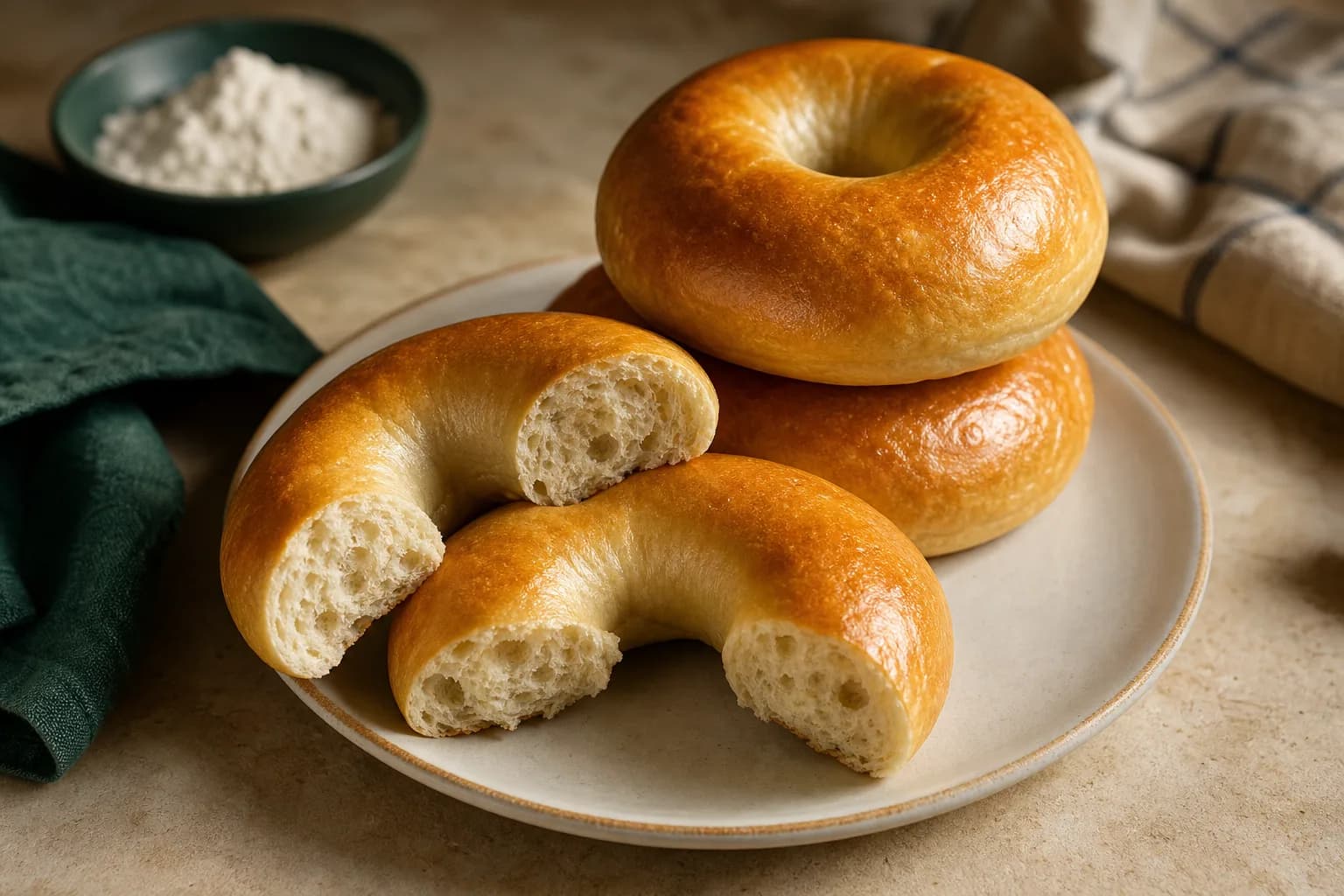 Plain Protein Bagels