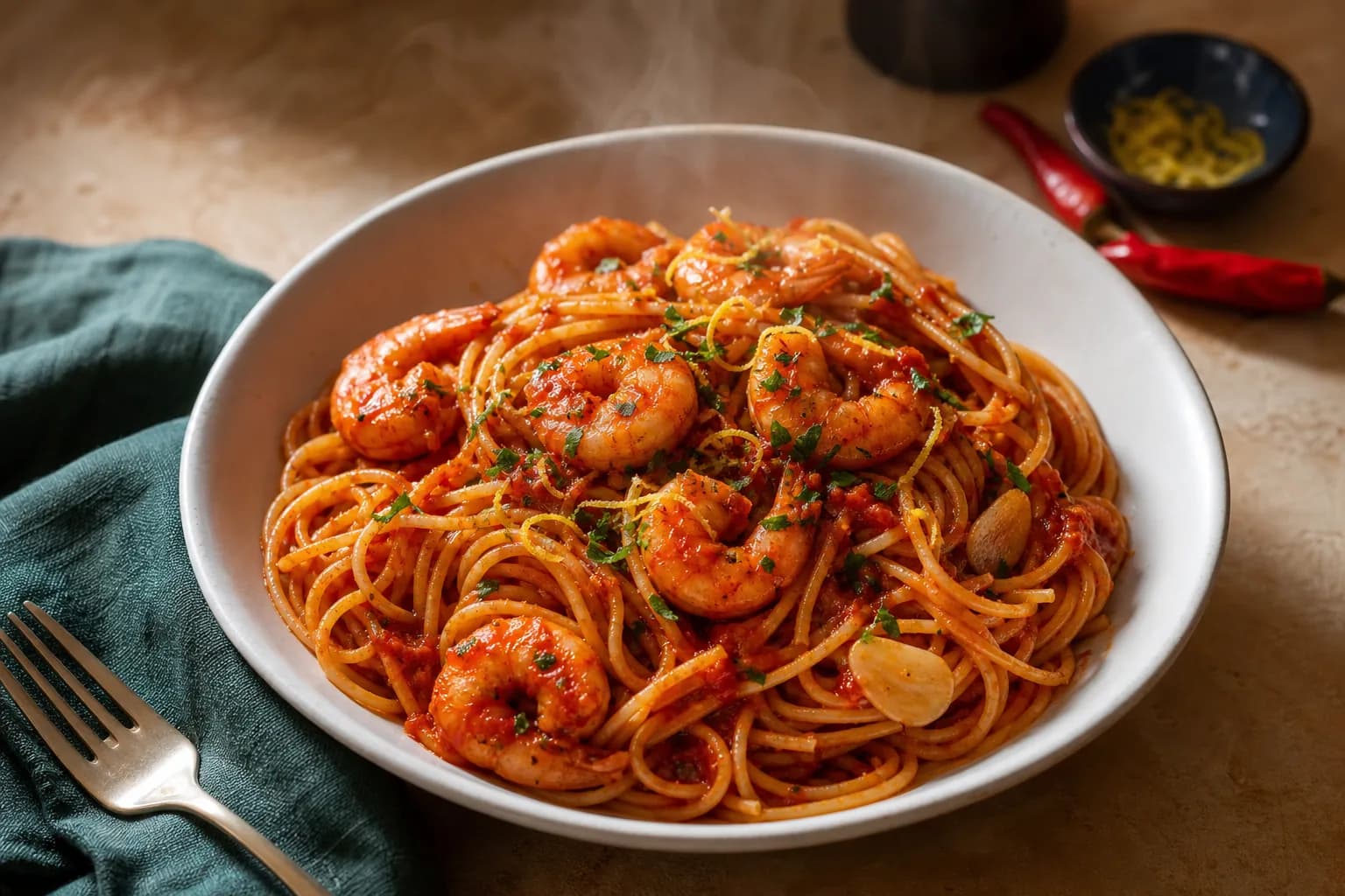 Prawn Arrabbiata