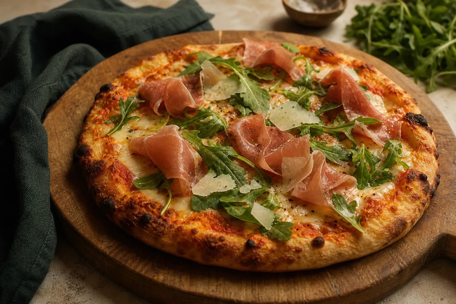 Prosciutto and Rocket Pizza