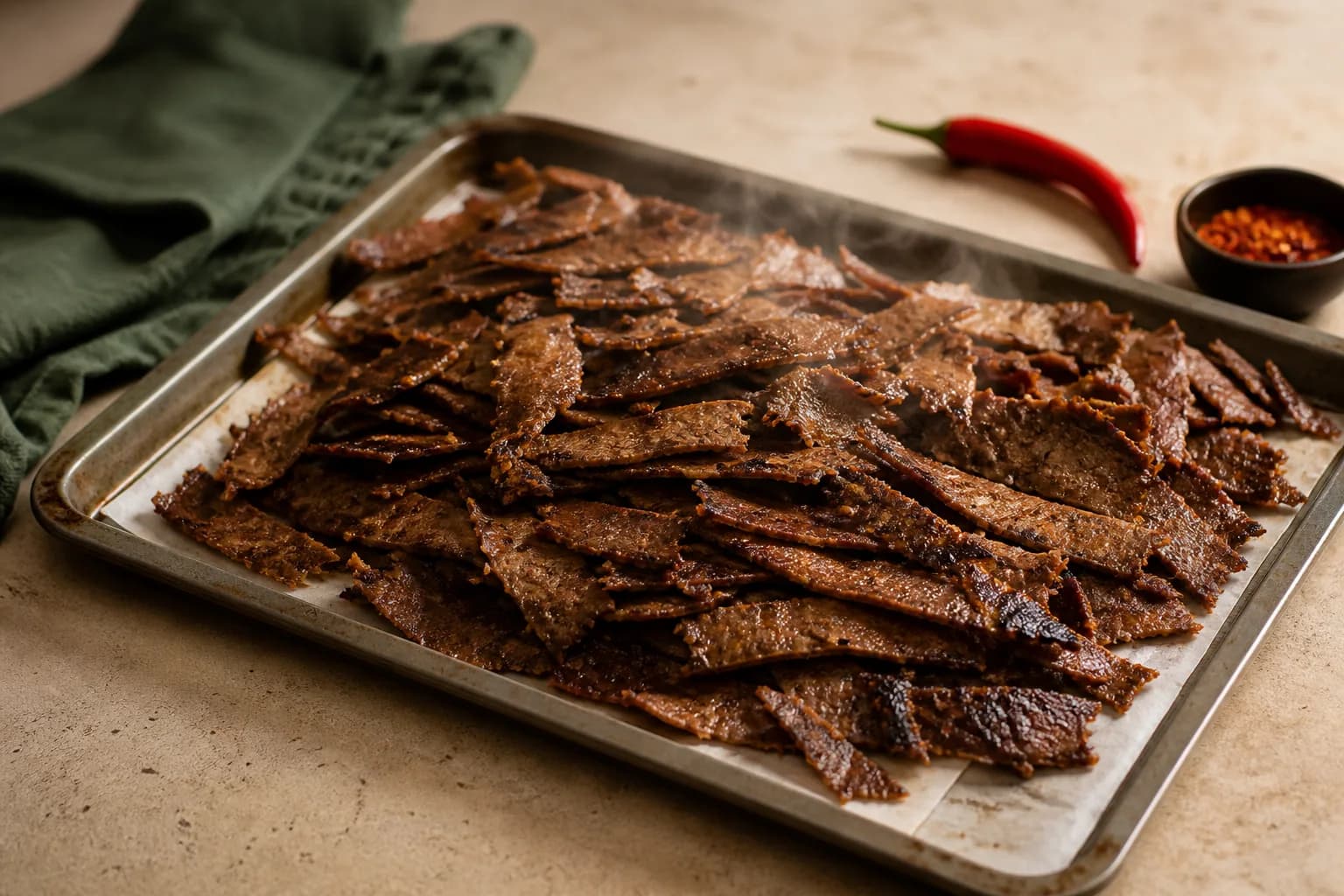 Spicy Beef Parchment Doner Meat