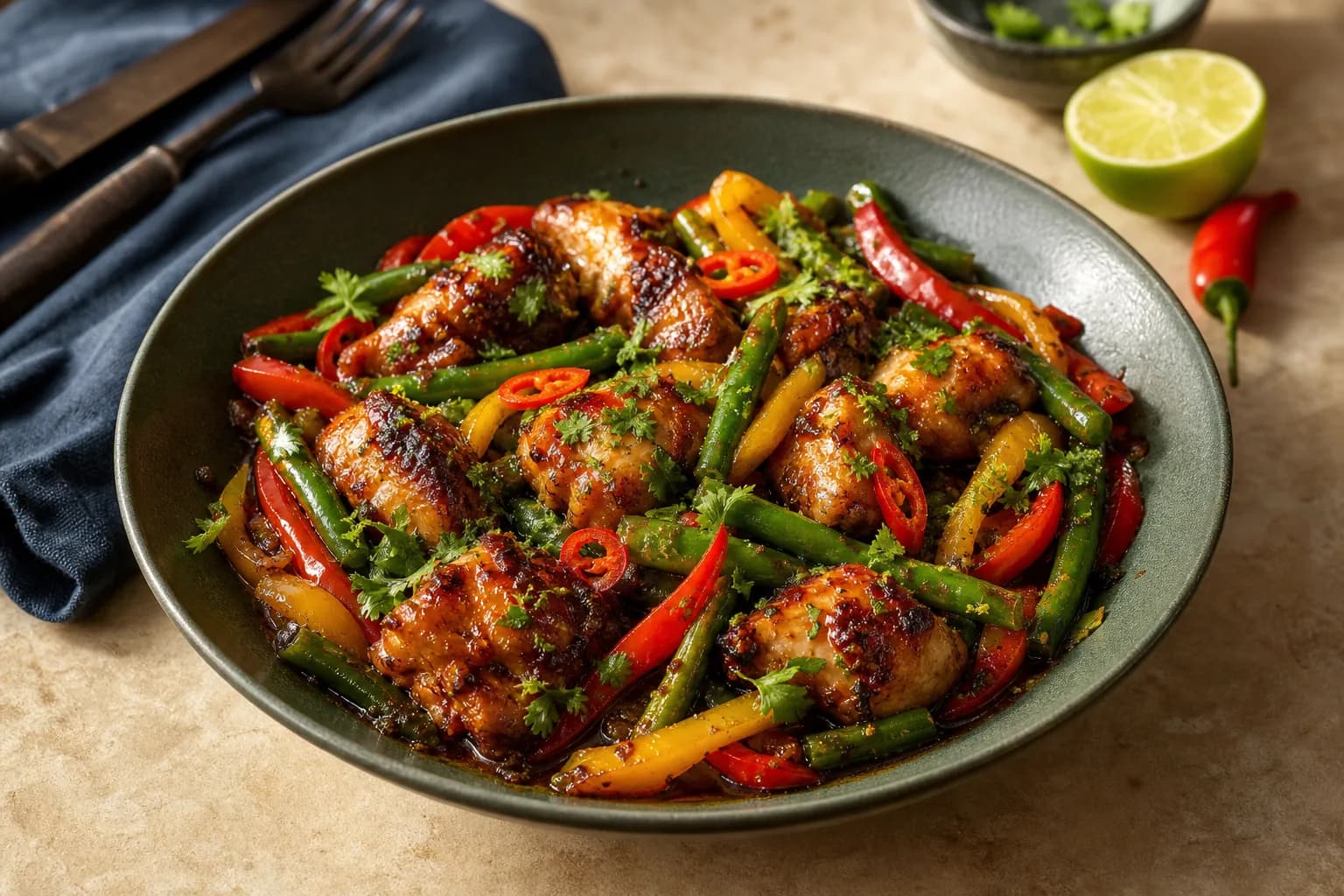 Sweet Chilli and Lime Chicken Traybake