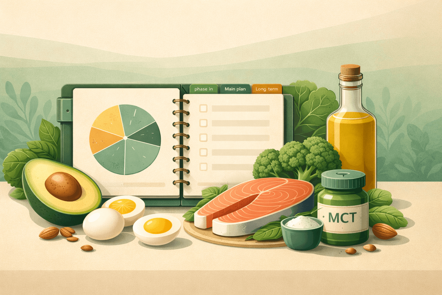 Keto Diet Planner promotional graphic