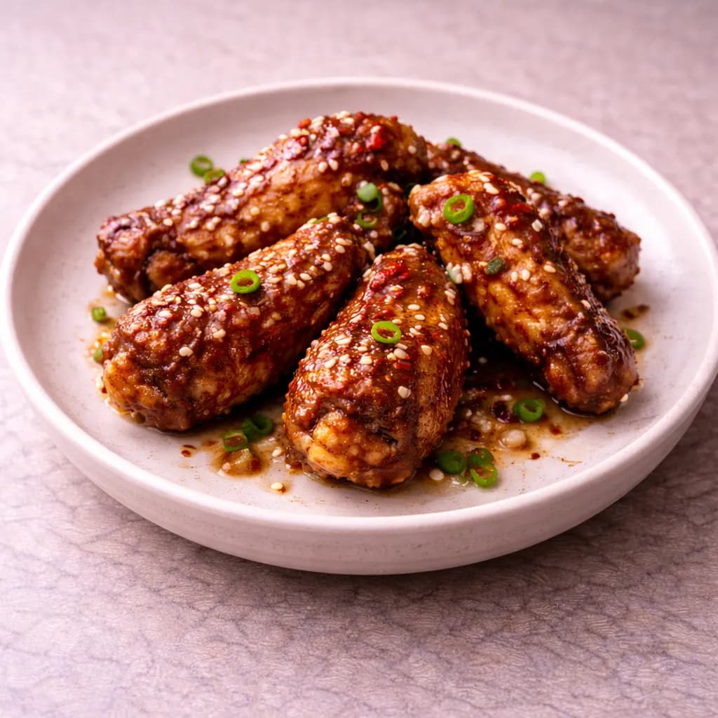 Korean-Style Keto Crispy Chicken Wings