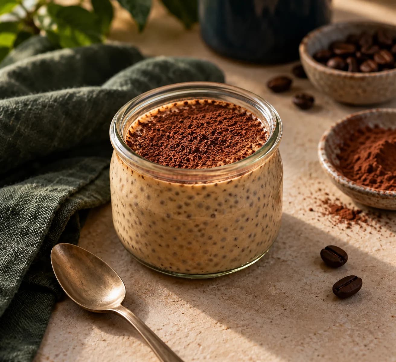 Tiramisu Chia Pudding