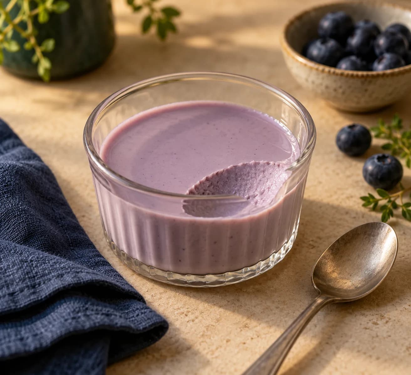 Blueberry Panna Cotta
