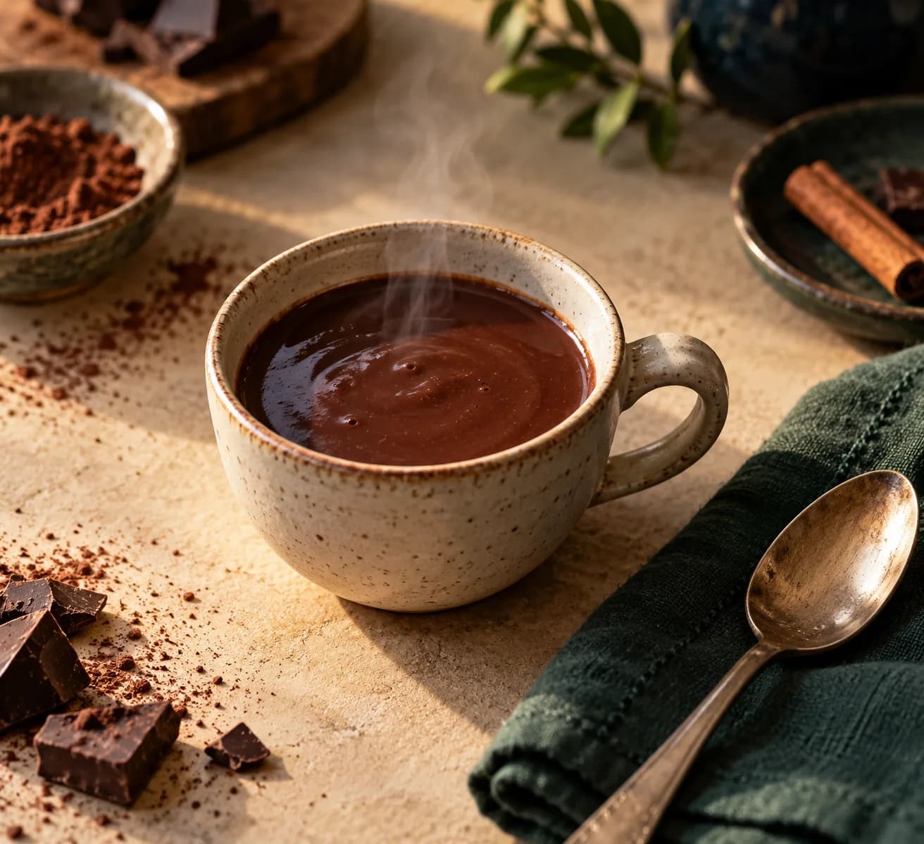 Dark Hot Chocolate Dessert Cup
