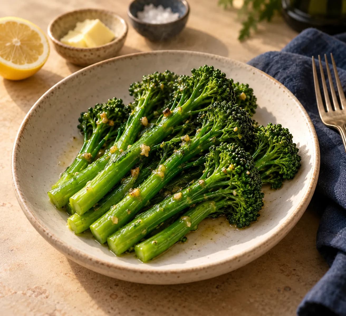Garlic Butter Tenderstem Broccoli