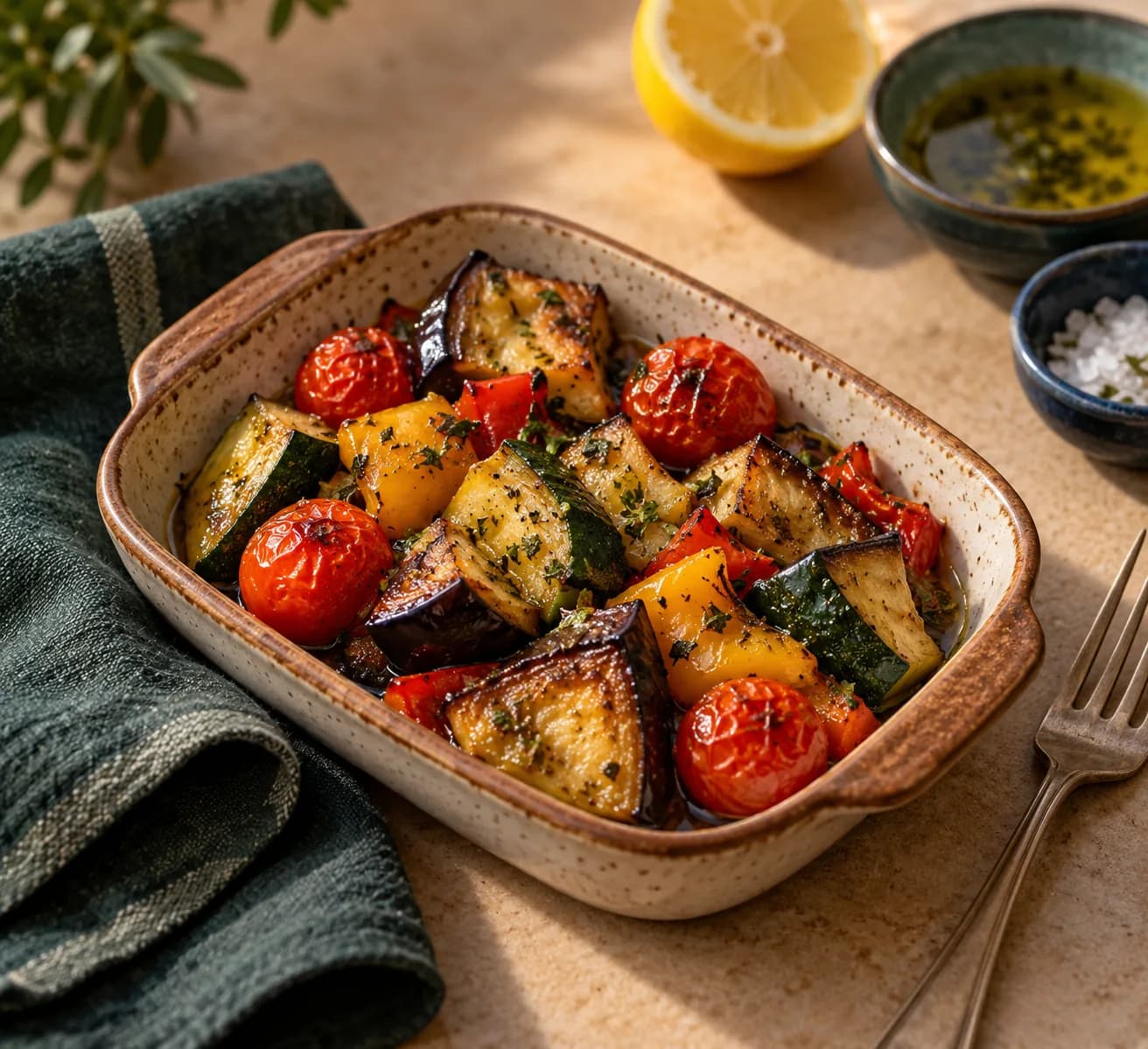 Roasted Mediterranean Vegetable Tray