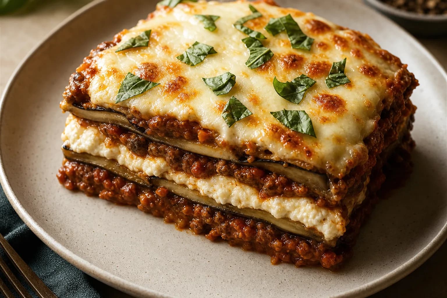 Aubergine Sheet Lasagne