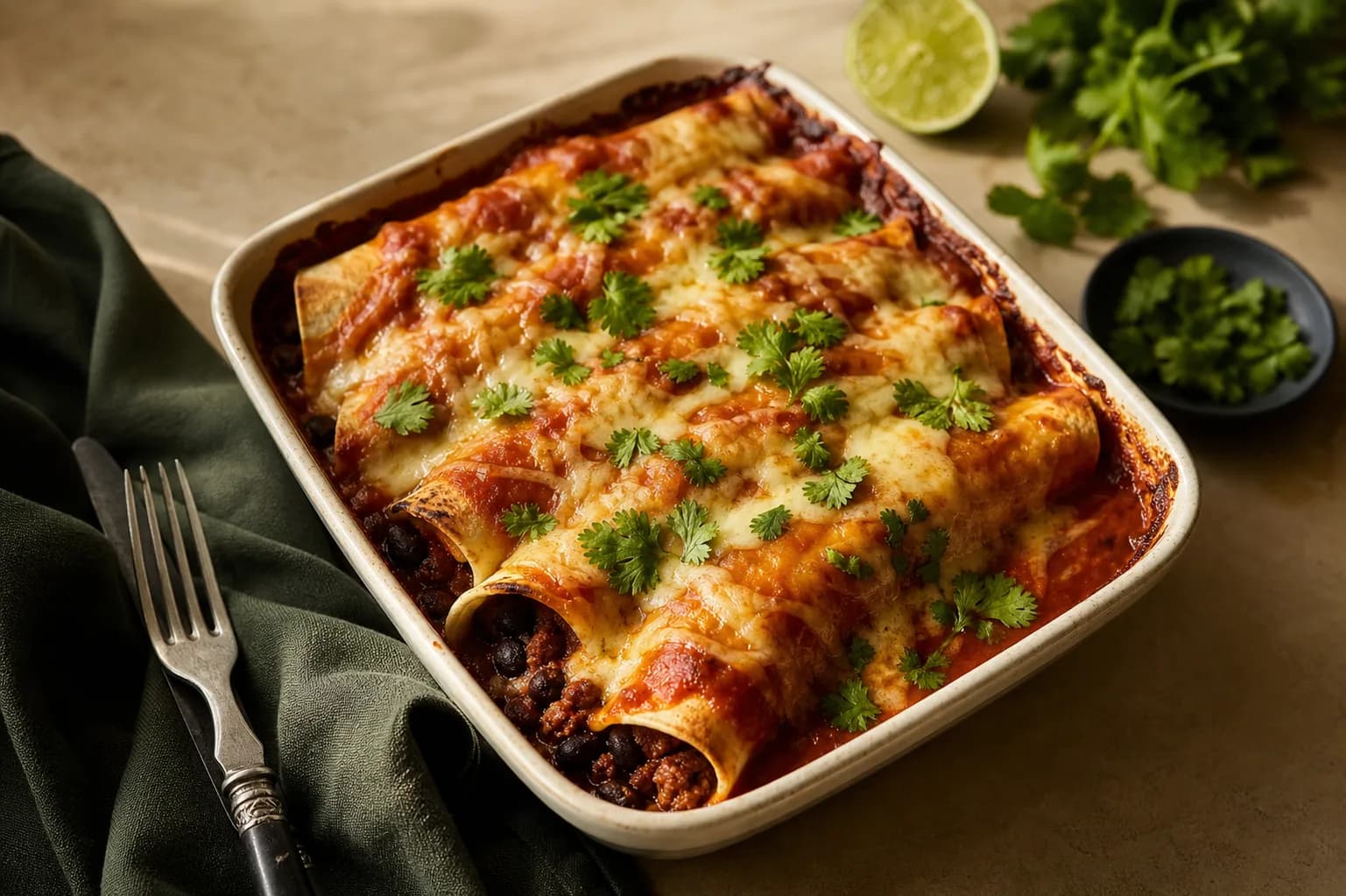 Beef Enchiladas