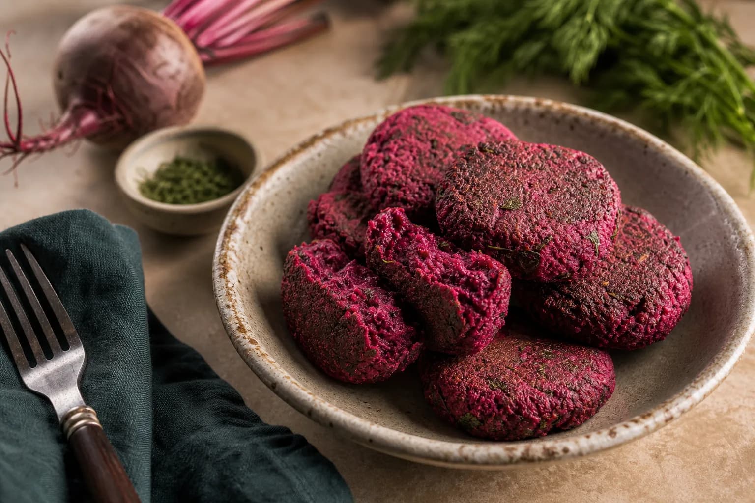 Beetroot Falafel