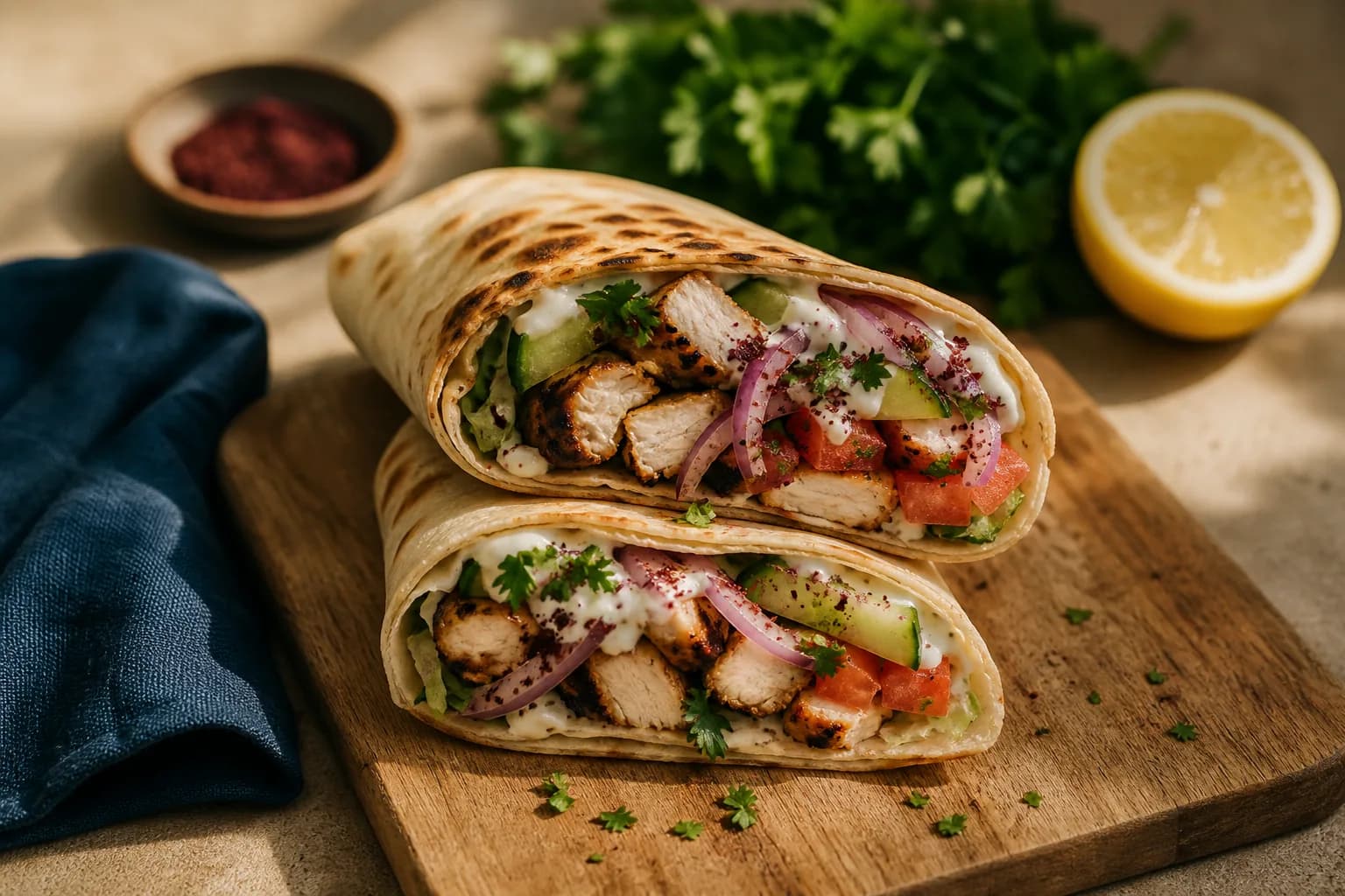 Chicken Shish Kebab Wrap