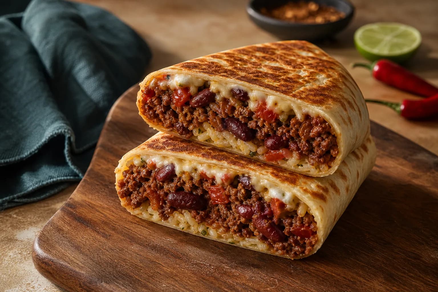 Chilli Beef Burrito