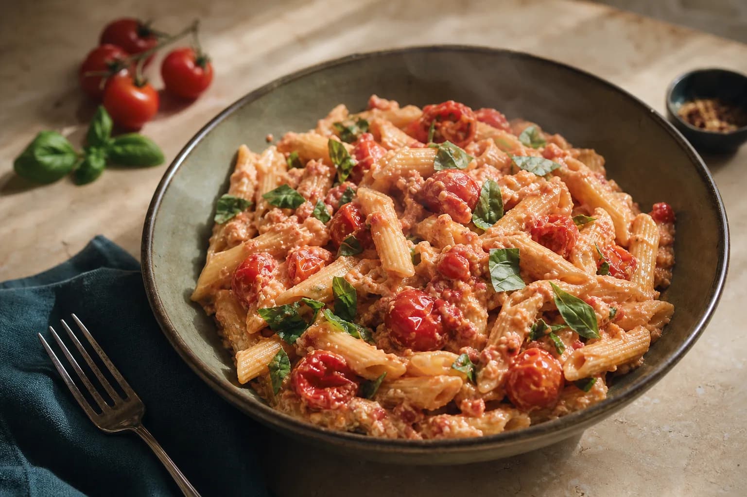 Classic Baked Feta Pasta