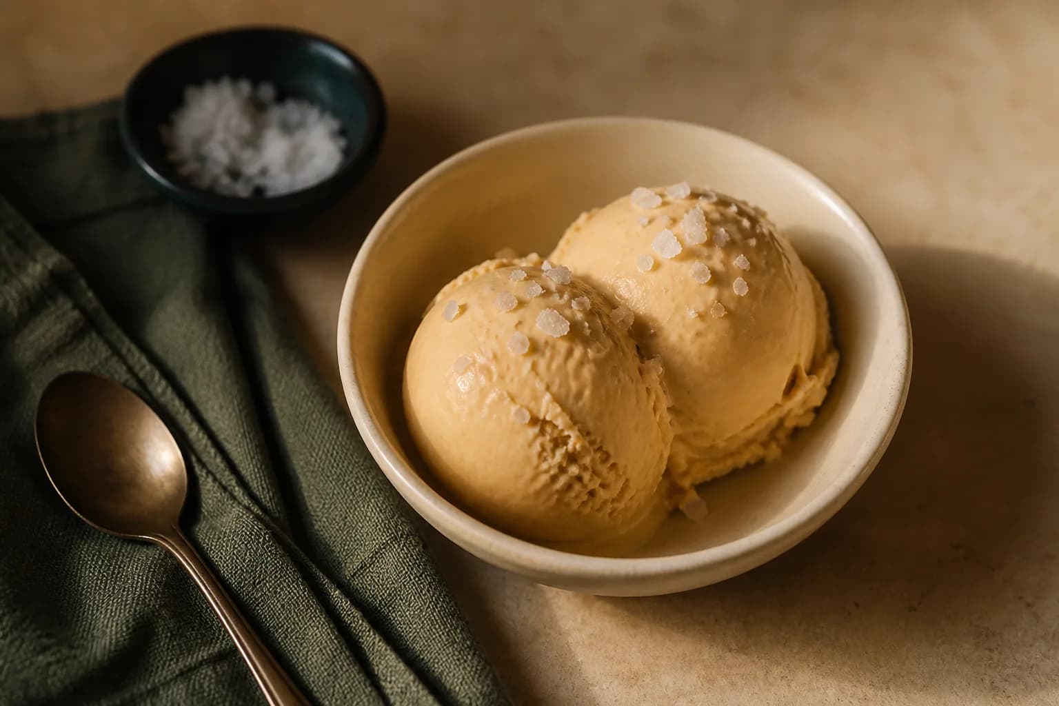 Cottage Cheese Ice Cream, Salted Caramel