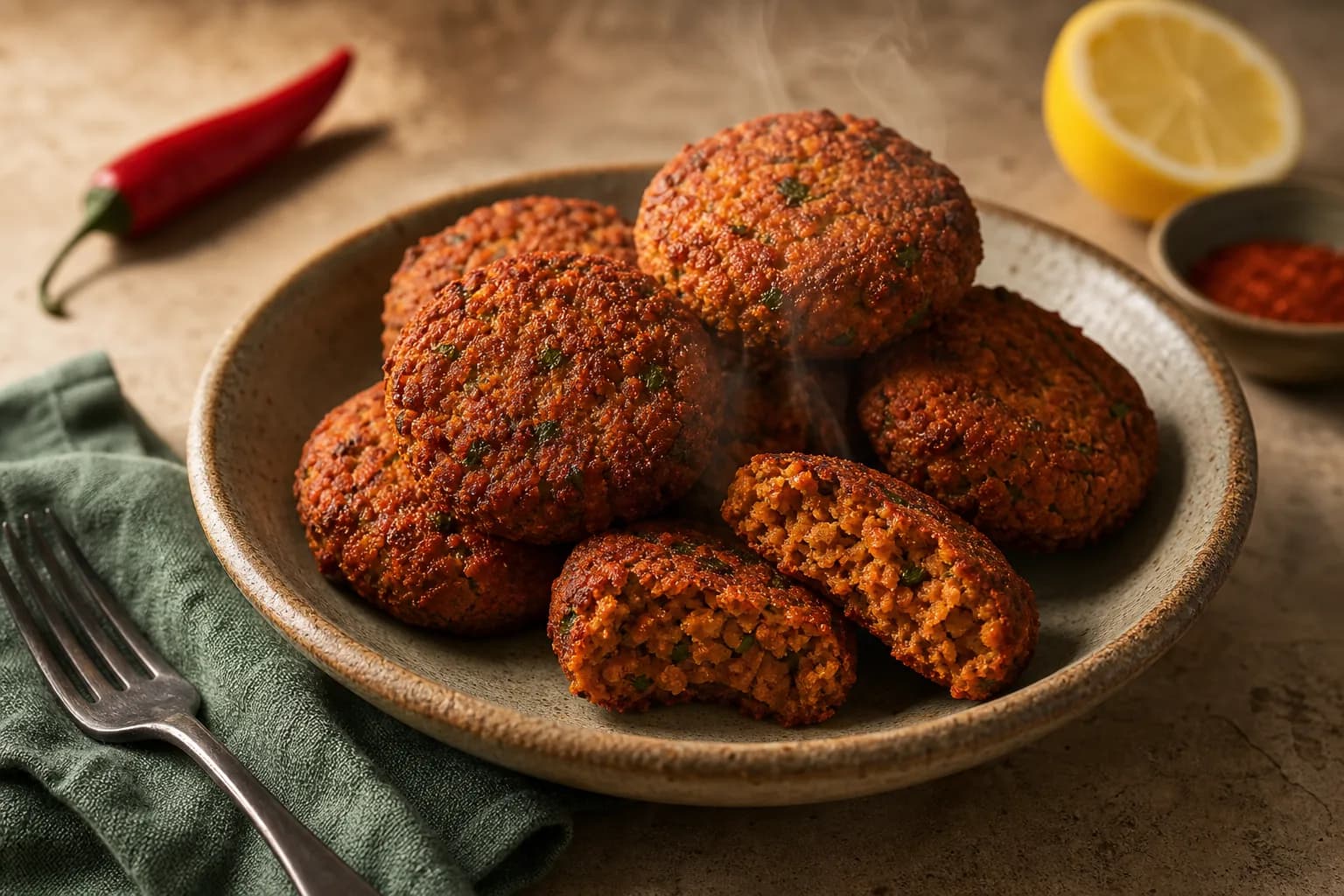 Harissa Spiced Falafel