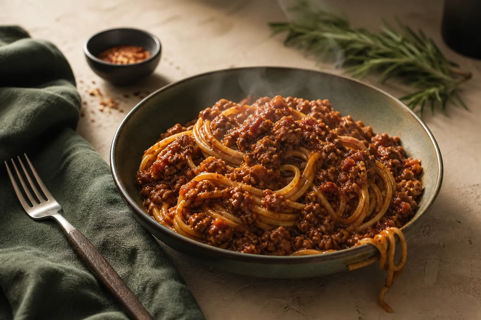 High-Protein Beef Ragu with Lentils