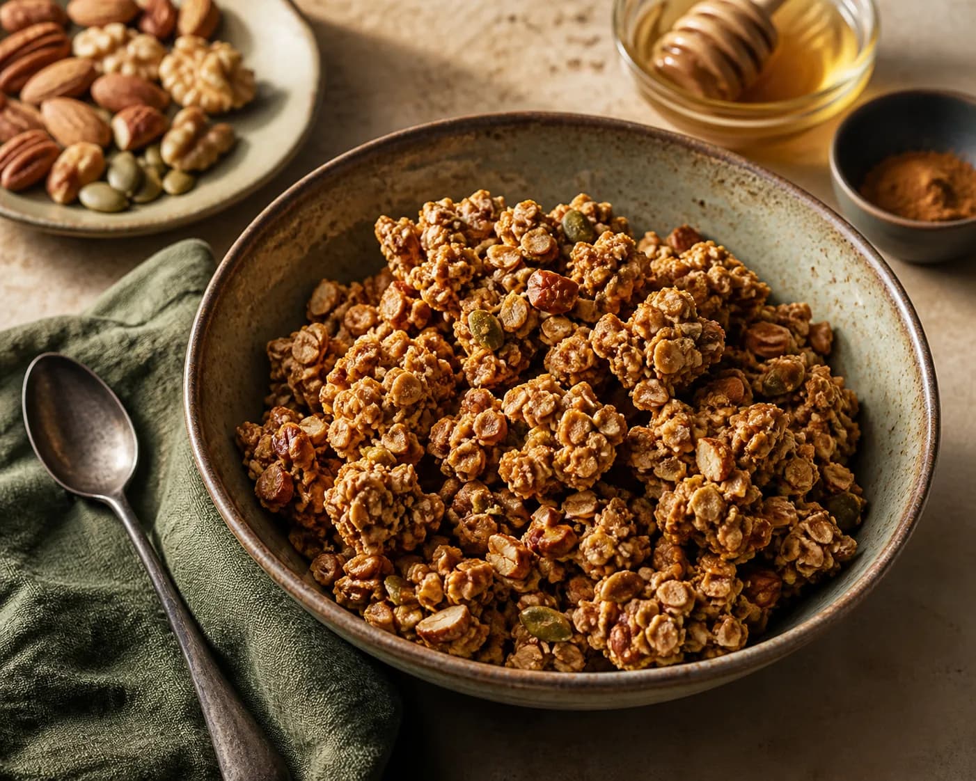 Honey-Nut Protein Granola