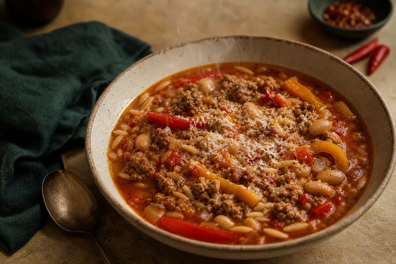 Italian Sausage and Pepper Soup