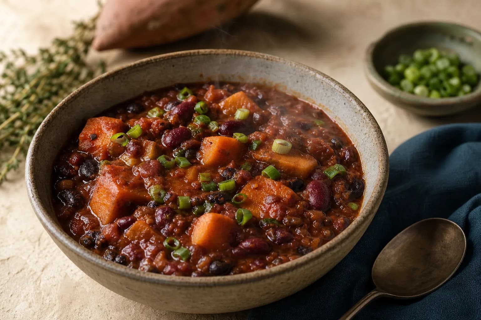 Jerk Bean and Sweet Potato Stew