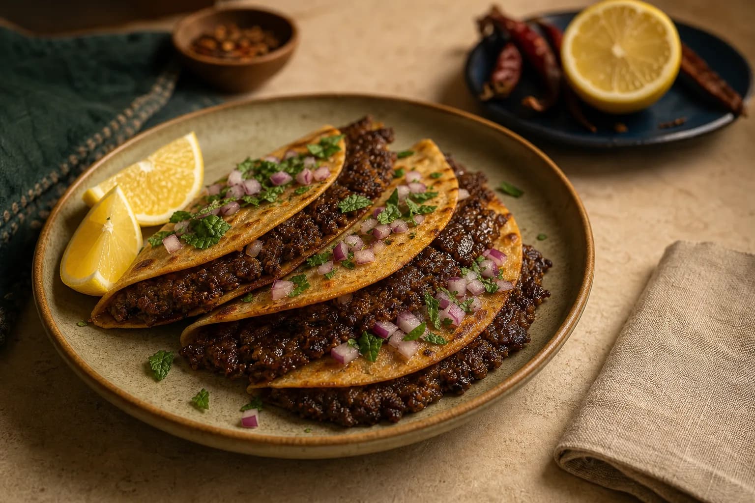 Lamb Smash Tacos