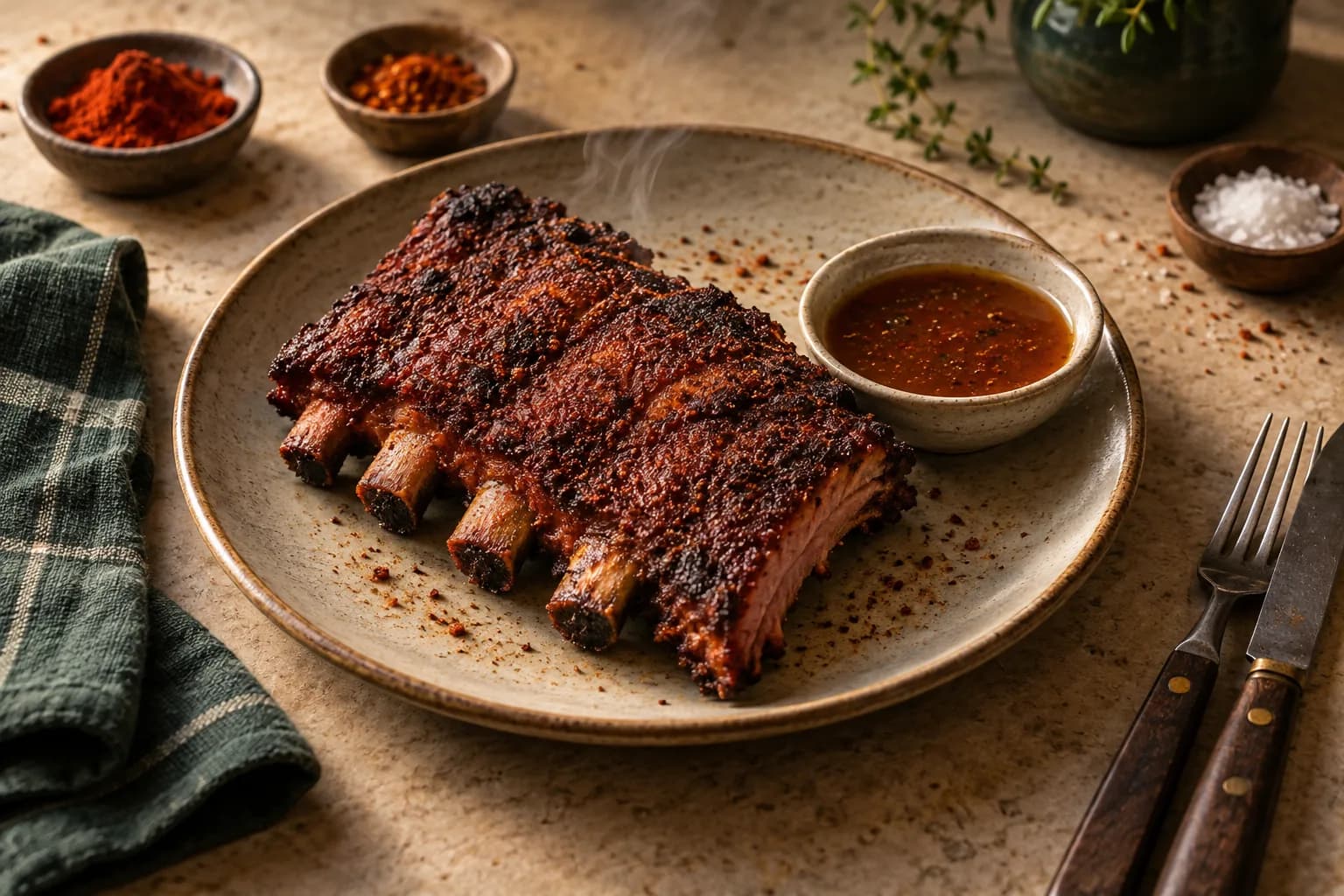 Memphis-Style Dry Rub Ribs