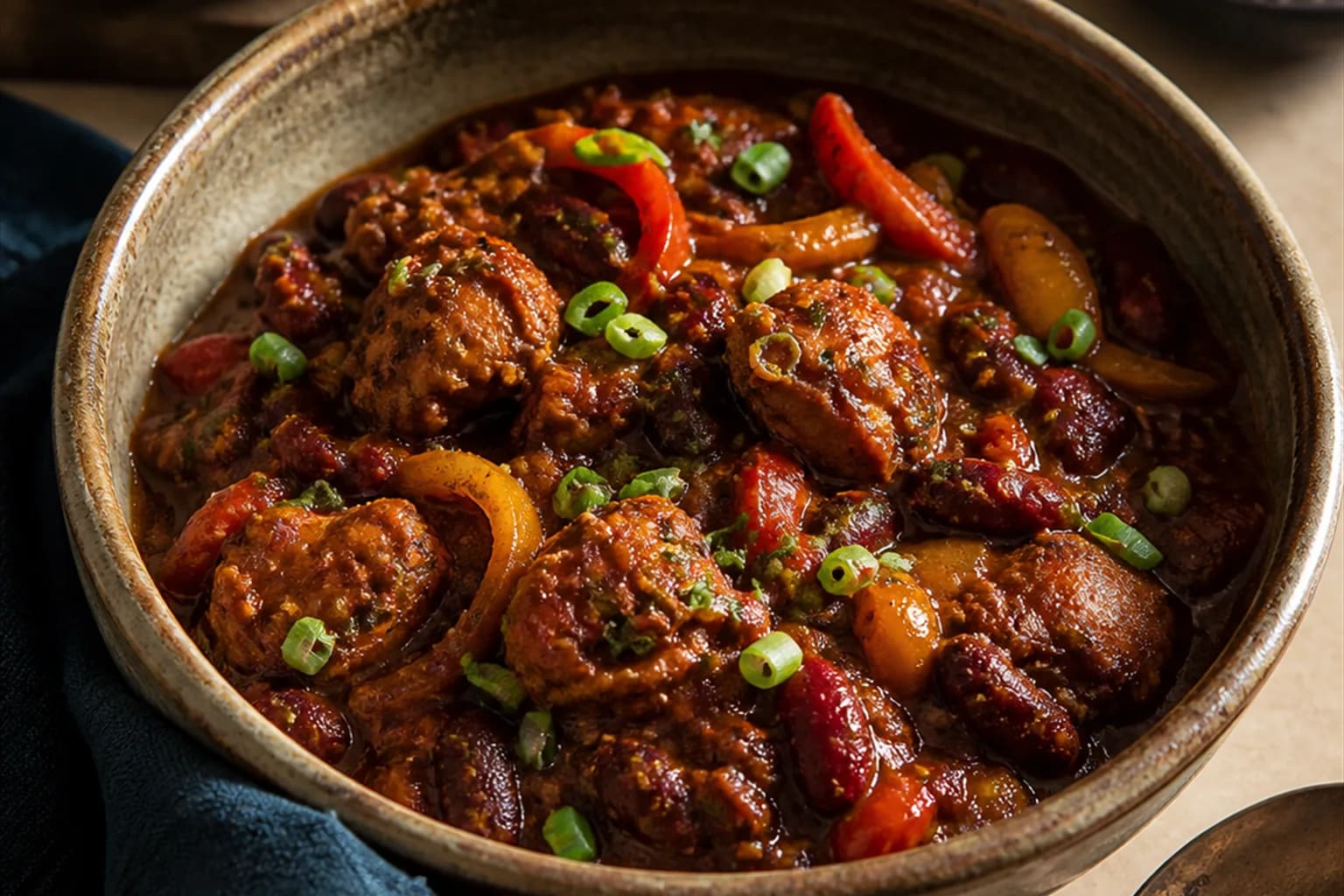 Milder Jerk Chicken Stew