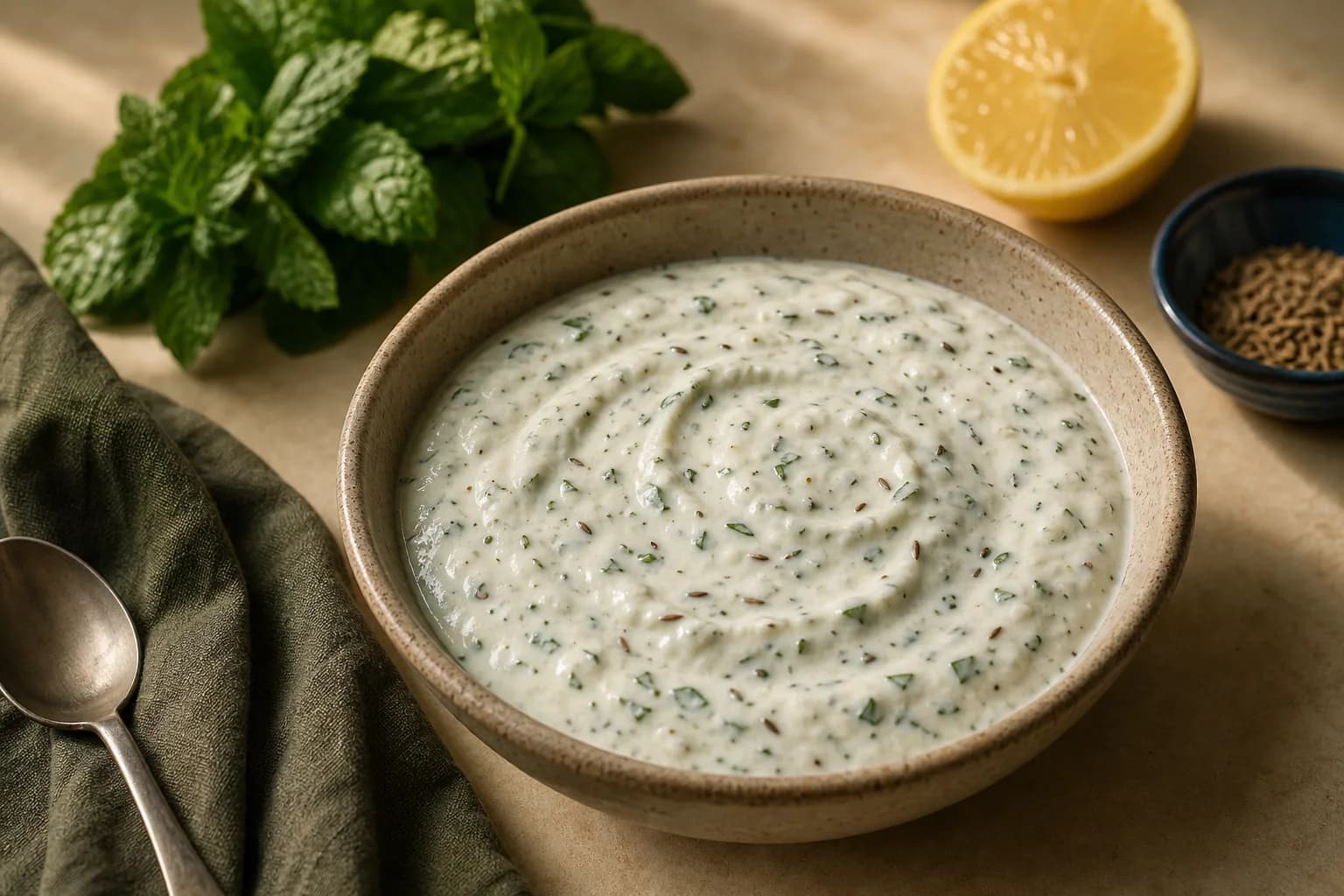 Mint Yoghurt Dip