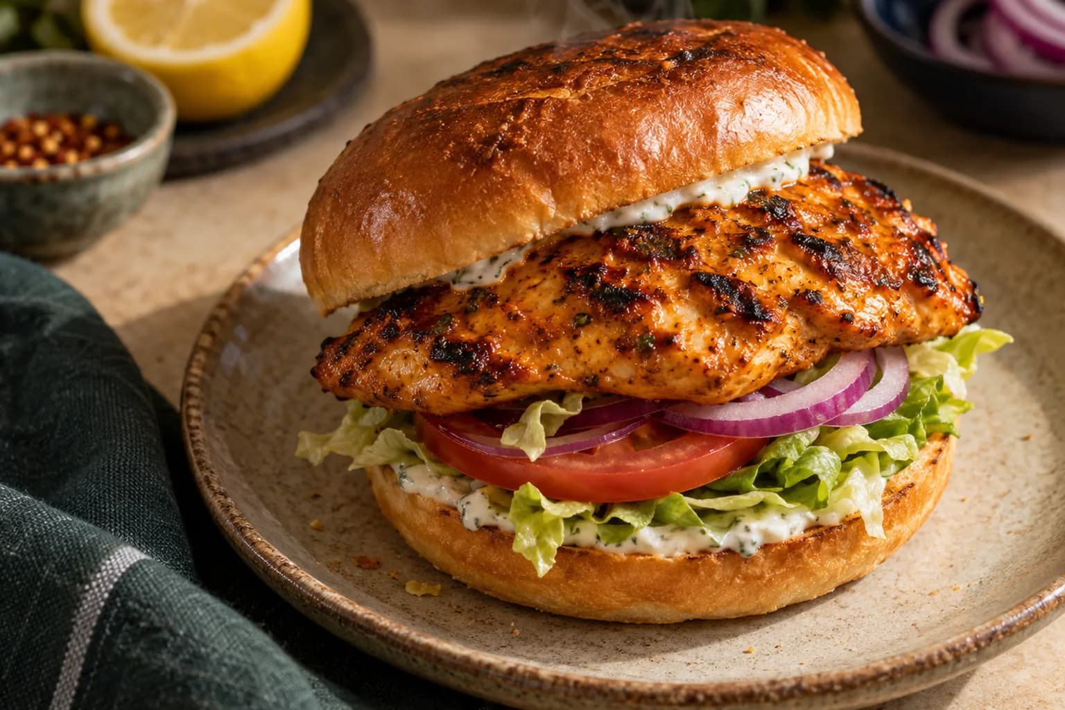 Peri-Peri Chicken Burger