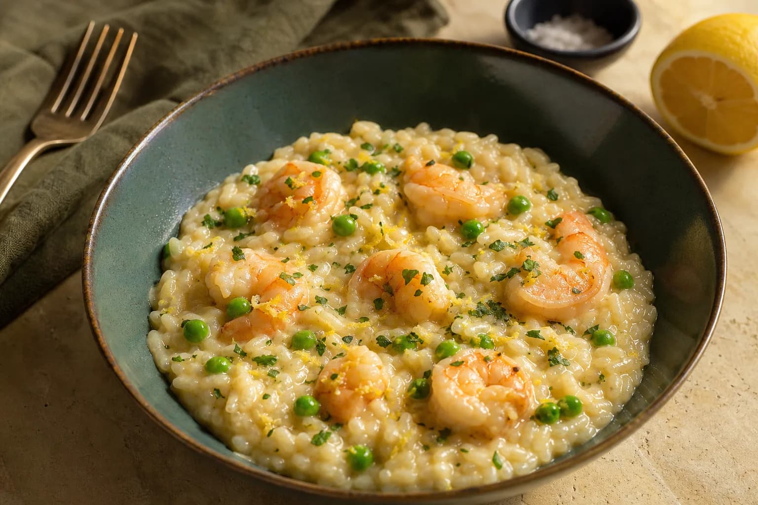 Prawn and Pea Risotto