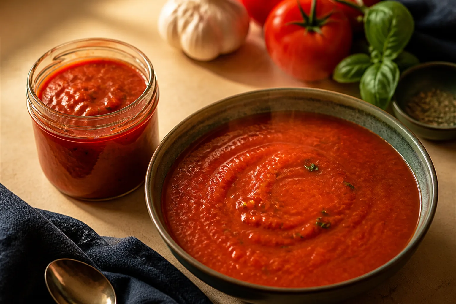 Roasted Garlic Tomato Sauce Base