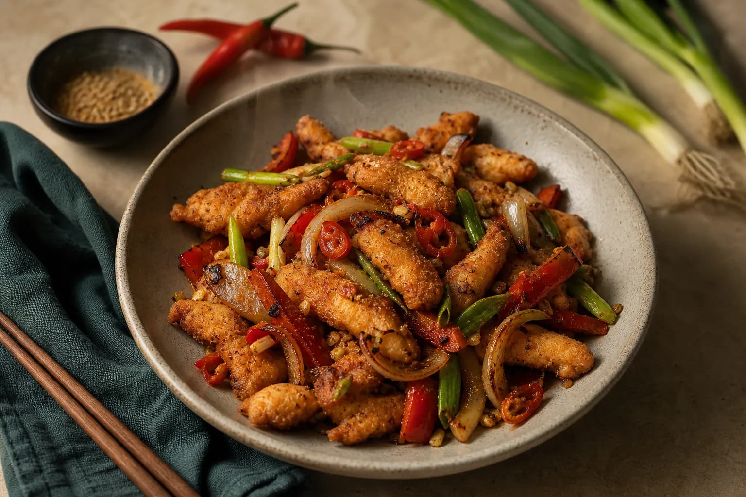 Salt and Chilli Chicken