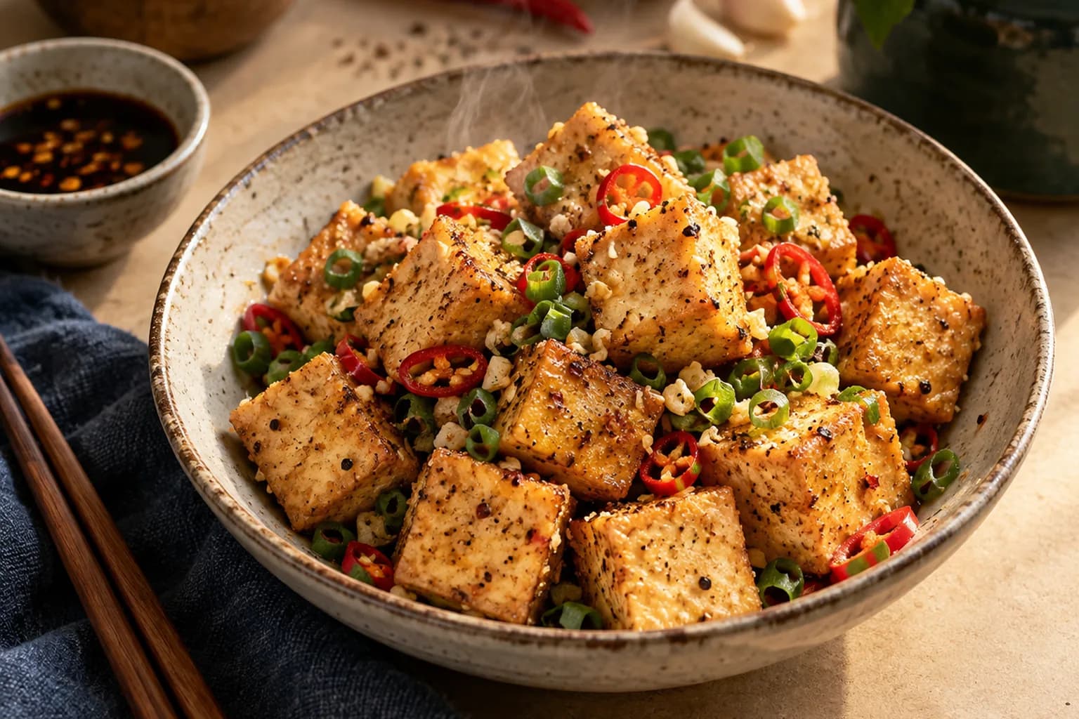 Salt and Pepper Tofu