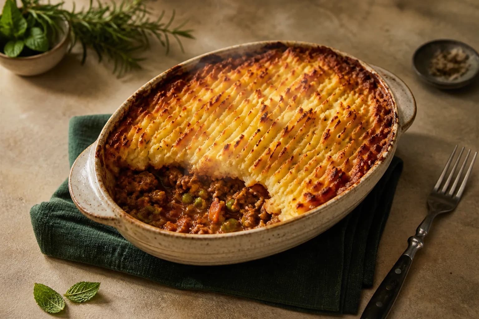 Shepherds Pie with Minted Lamb