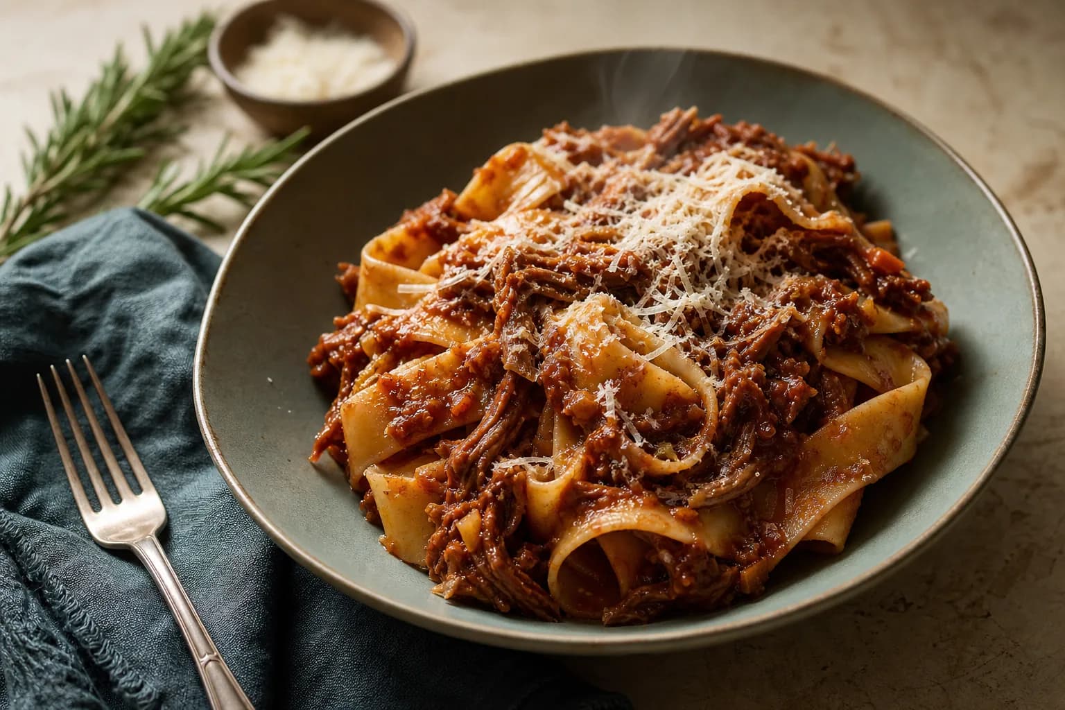 Slow-Cooked Beef Short Rib Ragu
