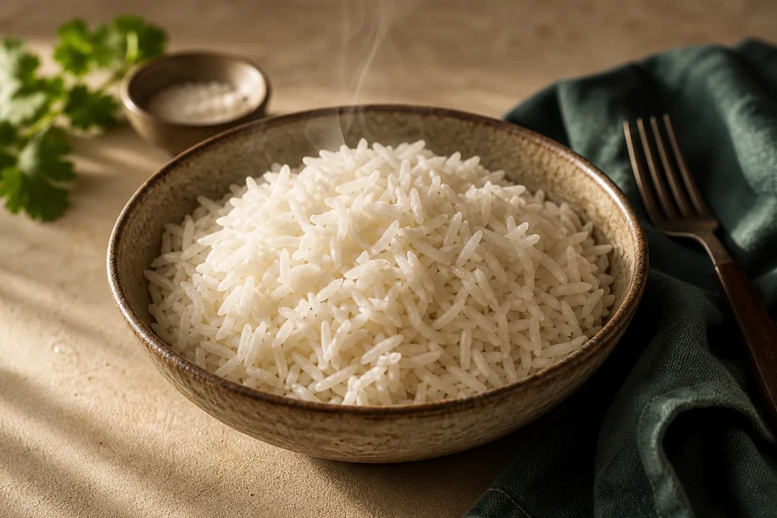 Steamed Long-Grain Rice