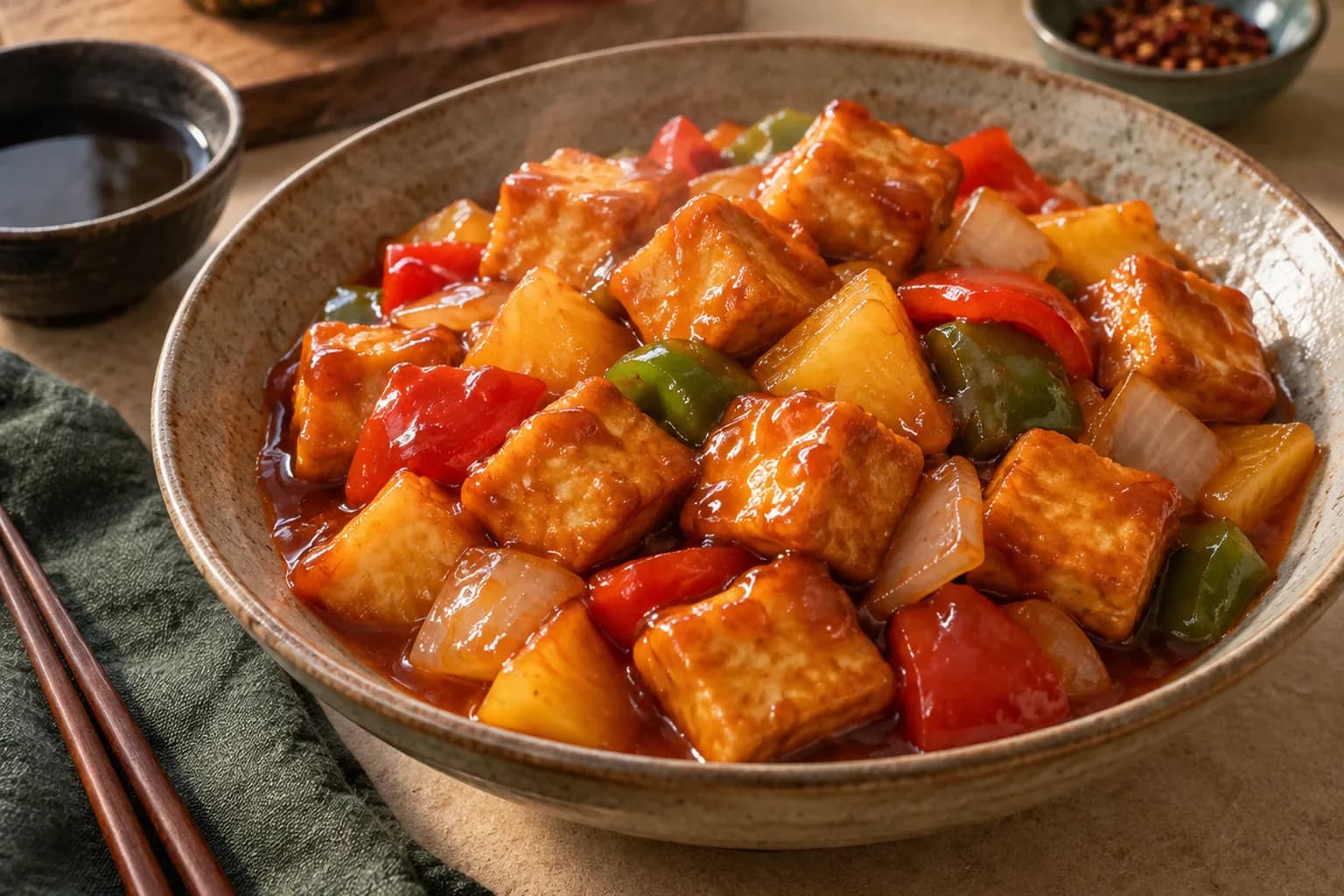 Sweet and Sour Tofu