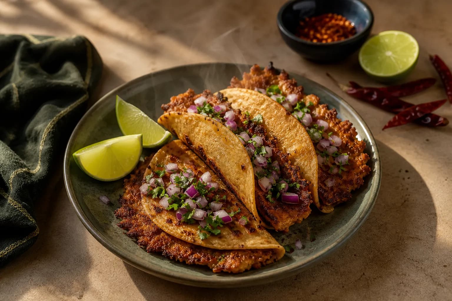 Turkey Smash Tacos