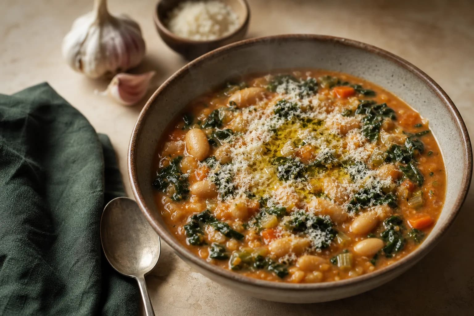 Tuscan White Bean and Kale Stew
